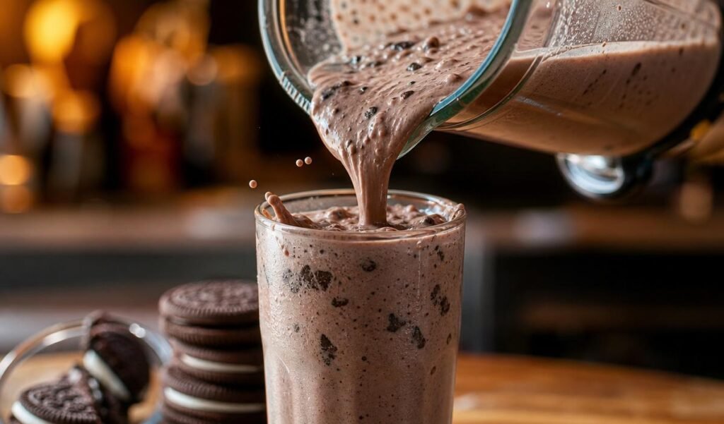 How to Make the Oreo Chocolate Milkshake