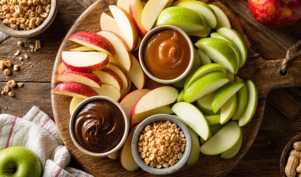 Ingredients of
5-Minute No-Bake Caramel Apple Nachos Recipe