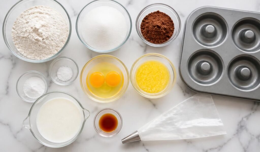 Ingredients of
Doughnut Cakes