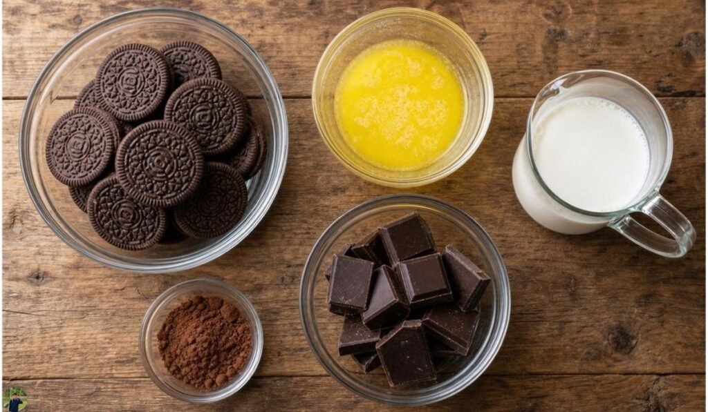Ingredients of
Mousse Cake