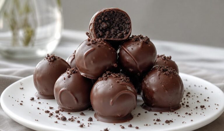 No-Bake Oreo Chocolate Balls (Only 3 Ingredients)