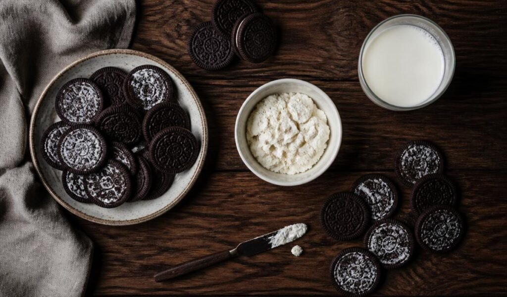 Ingredients of 
Oreo Sushi