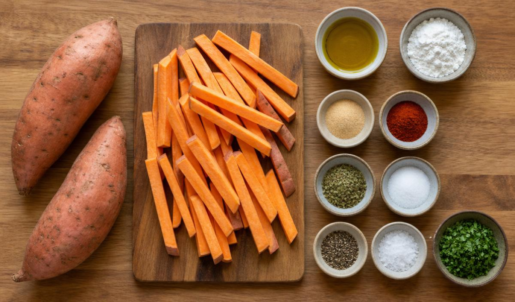 sweet potato fries ingredients