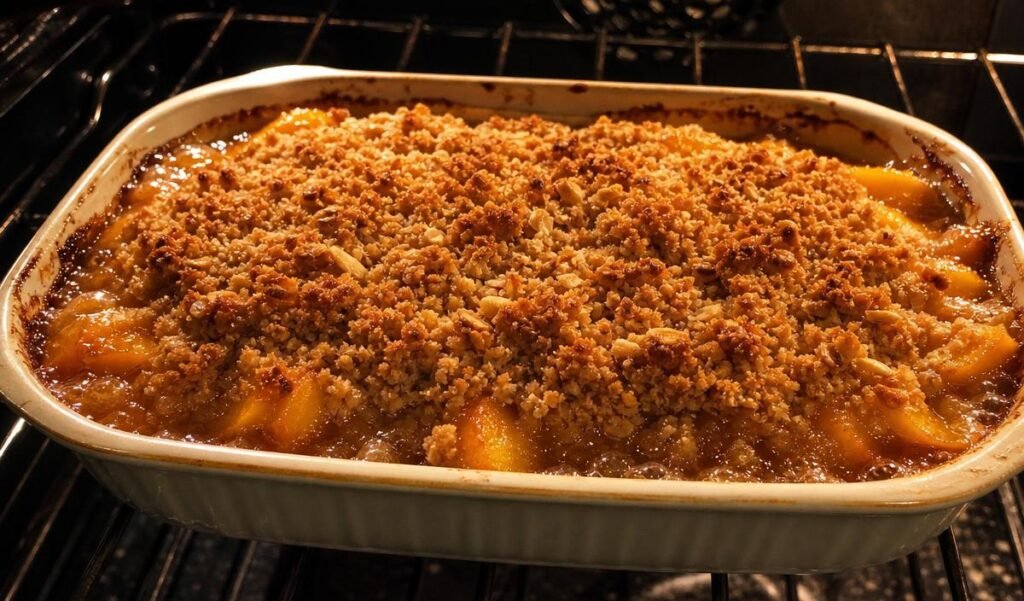 How to Make the Peach Crisp