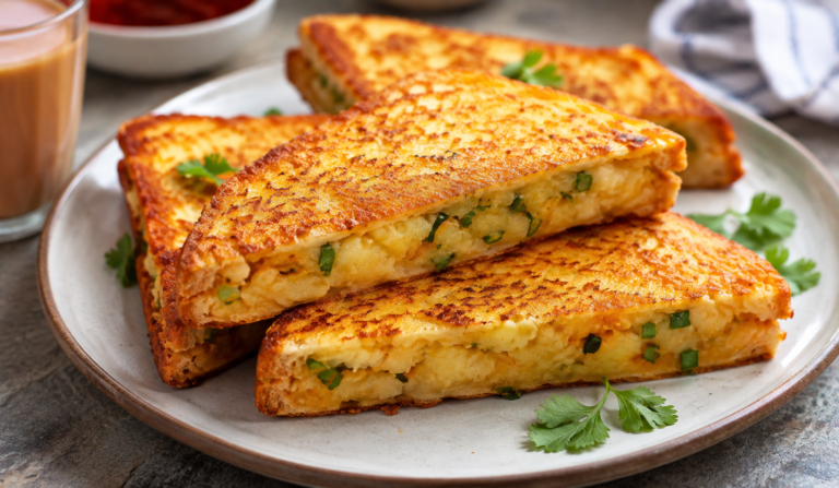 Crispy Mashed Potato Sandwich Recipe