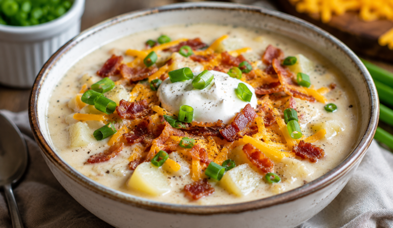 Easy Loaded Potato Soup Recipe