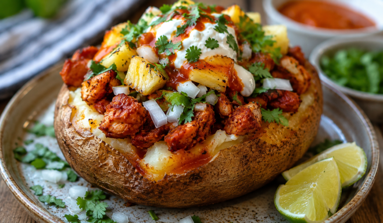 Loaded Al Pastor Baked Potato Recipe