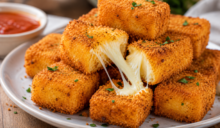 Crispy Fried Cheese Bites recpie