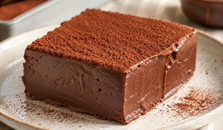 Easy 5-Minute Chocolate Pudding Fudge Recipe