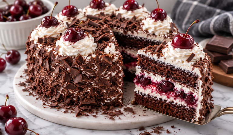 Homemade Black Forest Cake From Scratch