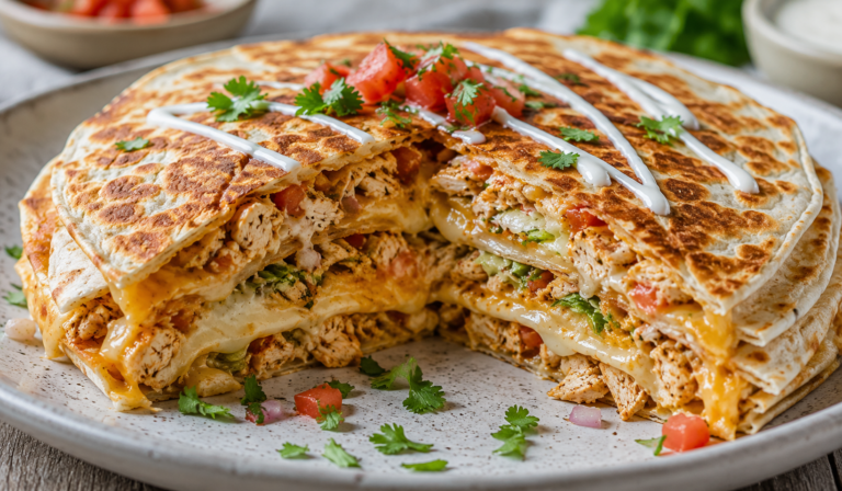 Loaded Crunchwrap Chicken Pie
