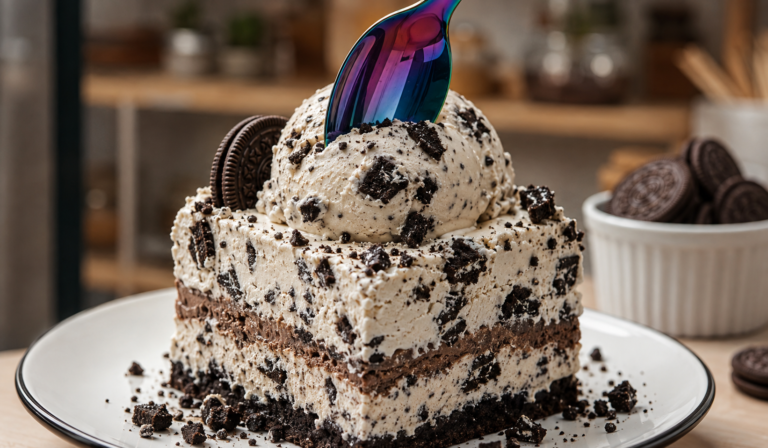 Easy No-Churn Oreo Ice Cream