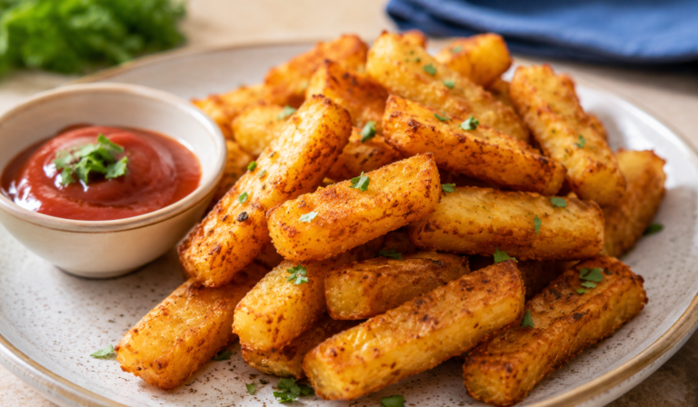 Crispy Mashed Potato Fries Recipe (10 ingredients)