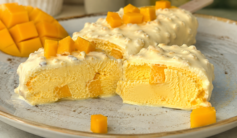 creamy mango icecream