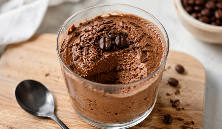 Easy 2-Ingredient Chocolate Coffee Mousse Recipe