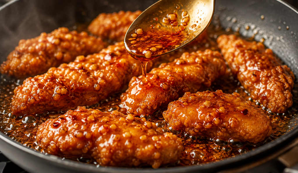 honey glze on tenders
