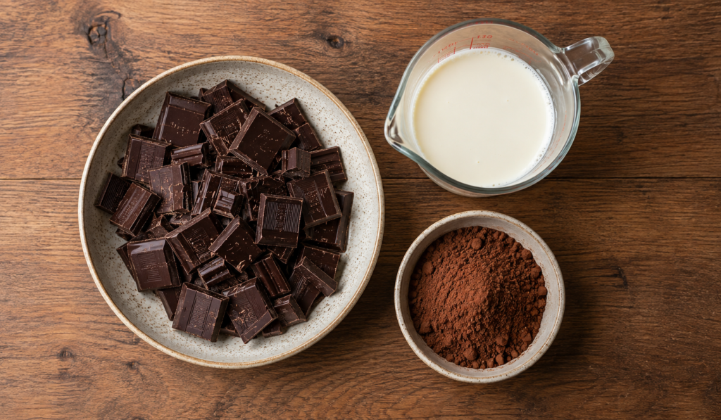 ingredients of  truffles