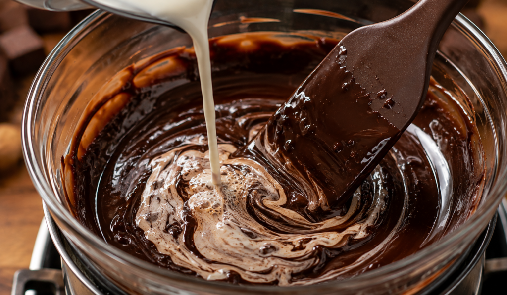 mix milk for truffles