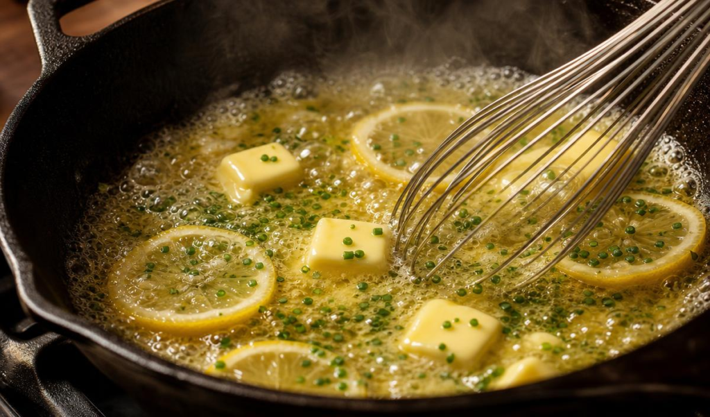 butter and lemon fry