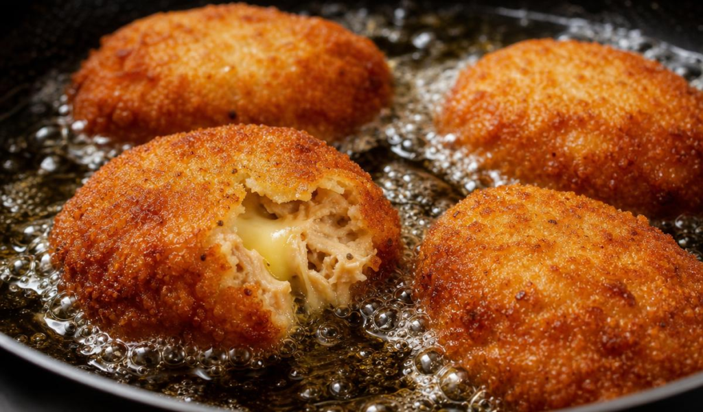 Cheesy Chicken Croquettes FINAL MOMENT
