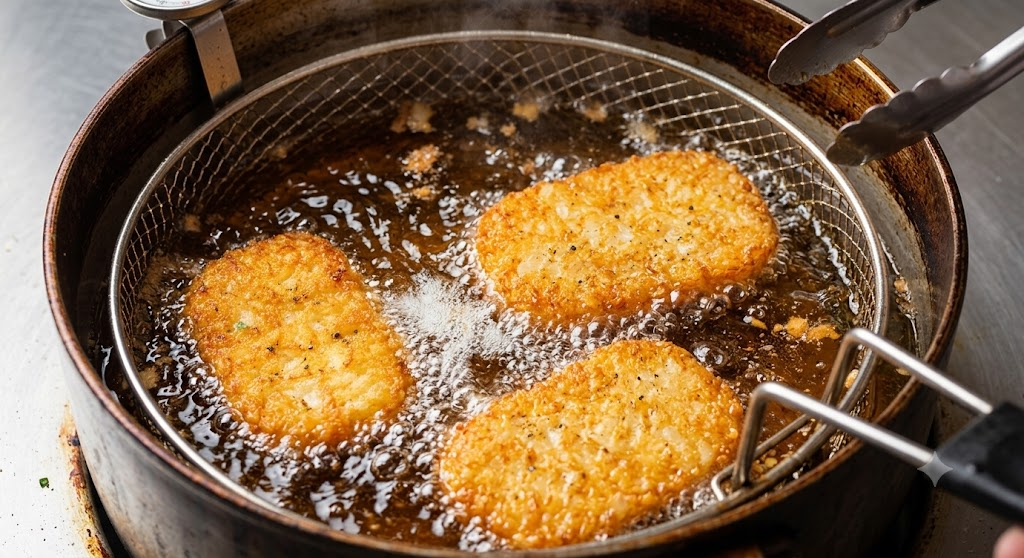 Frying of
Hash Browns